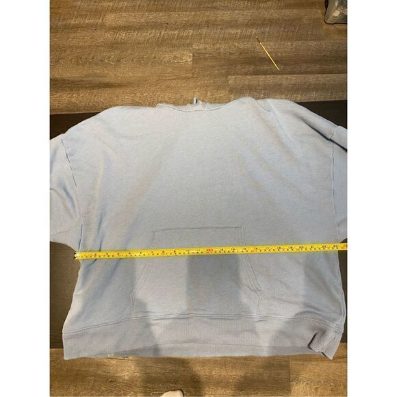 American Eagle Outfitters Light Blue Oversized Hoodie Size Medium EUC - Picture 8 of 9